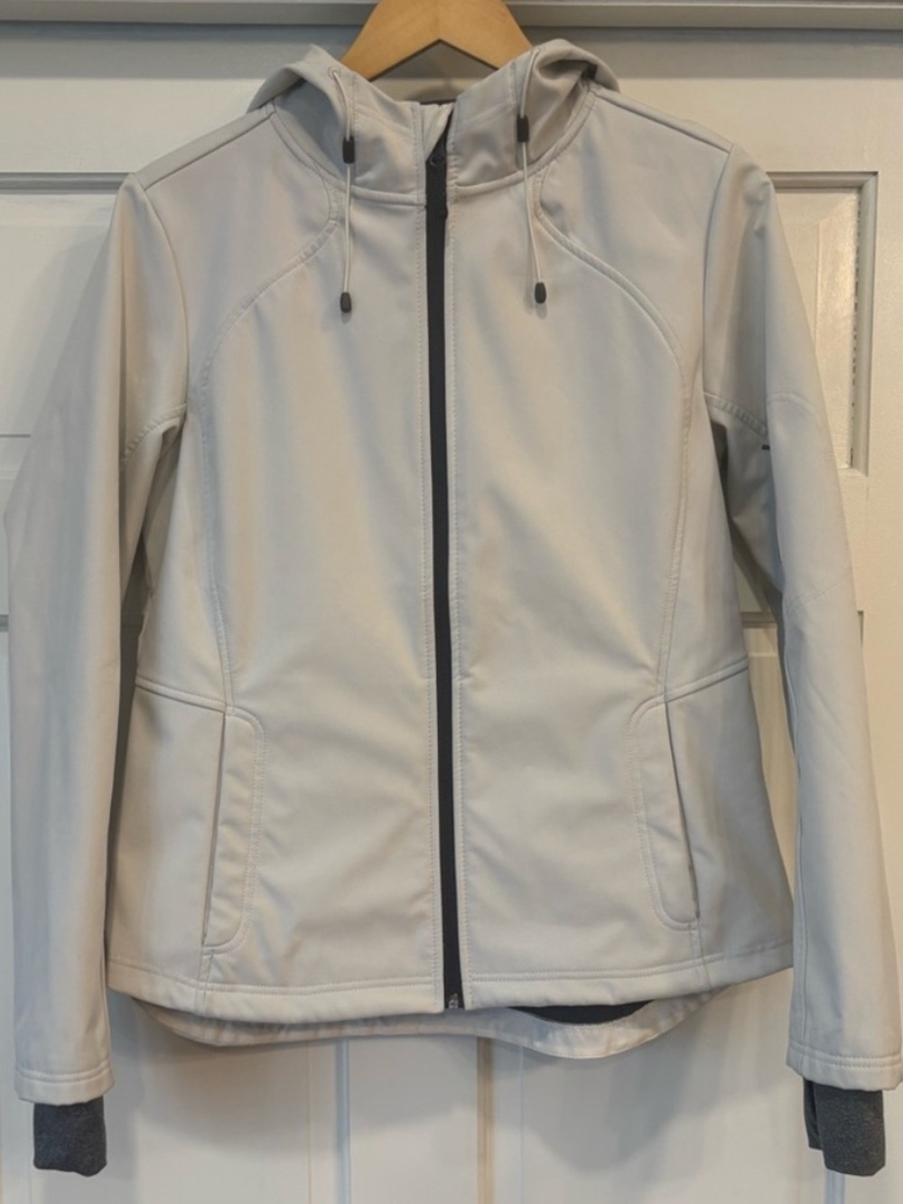 Mondetta Performance Softshell Fleece Lined Zip Jacket Cream L